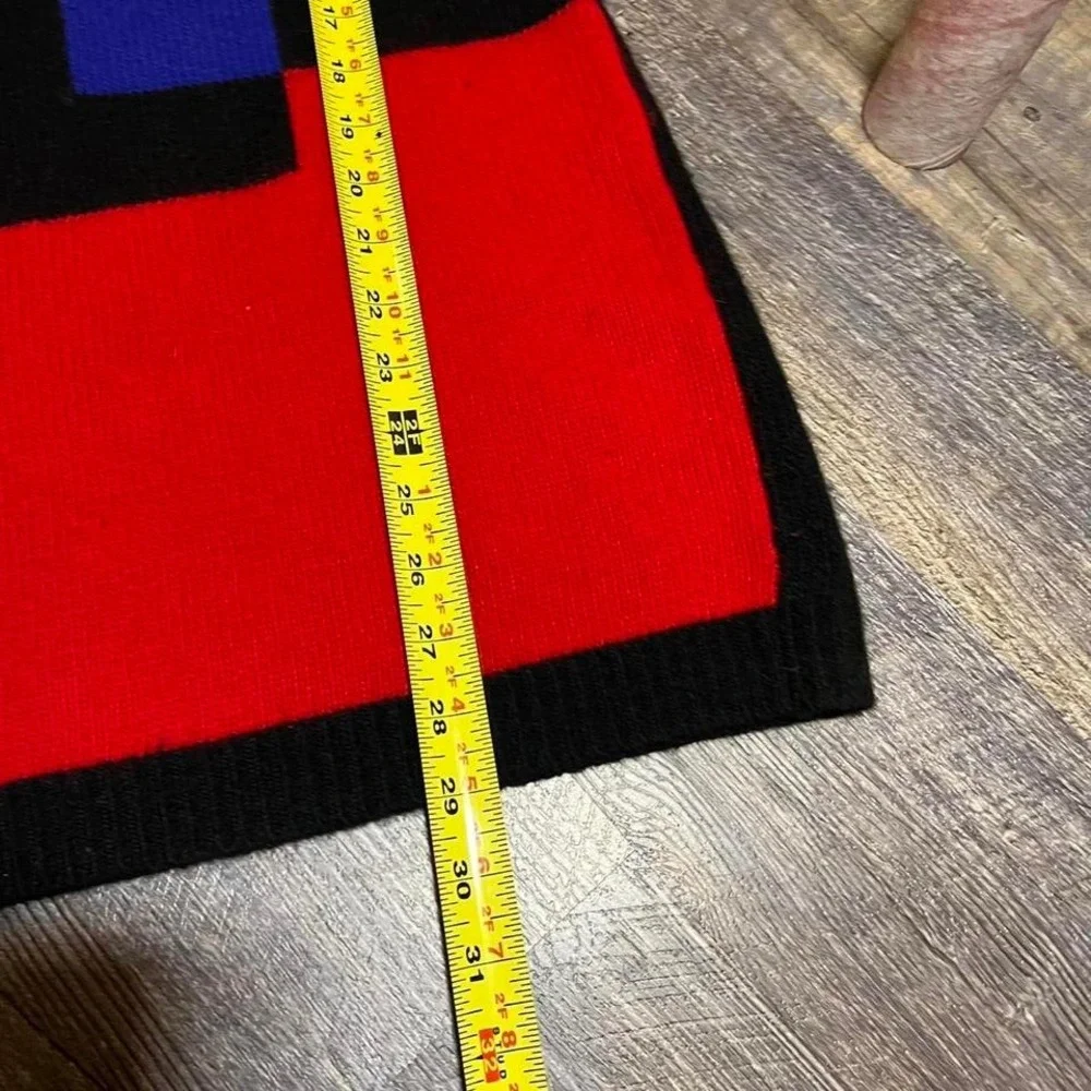 Vintage 1990s geometric cable knit‎ sweater medium